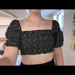 Floral crop top